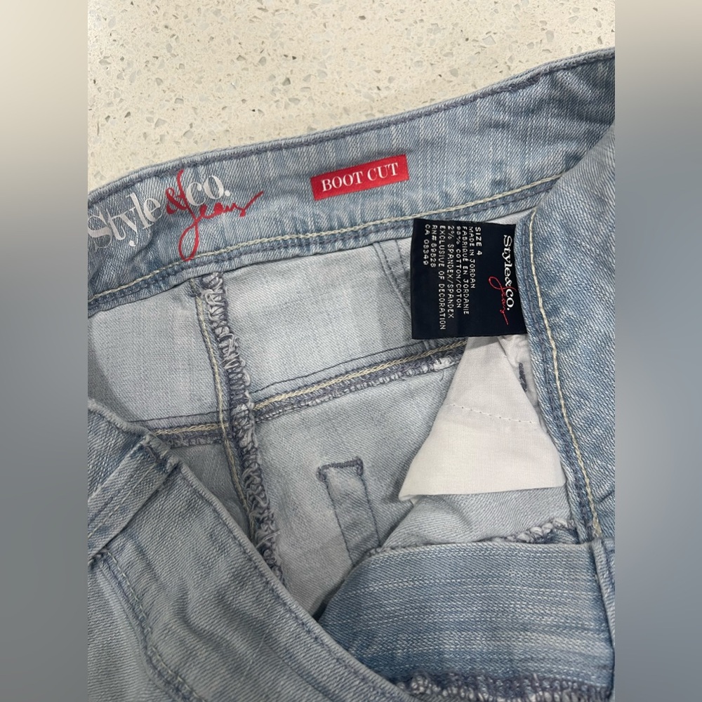 Style & Co women’s bootcut jeans 4 - Picture 4 of 4